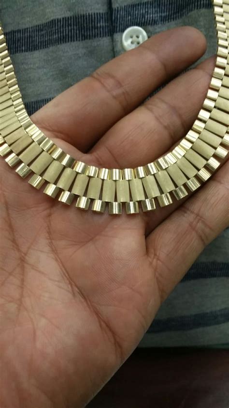 10k gold rolex chain|pre owned gold Rolex.